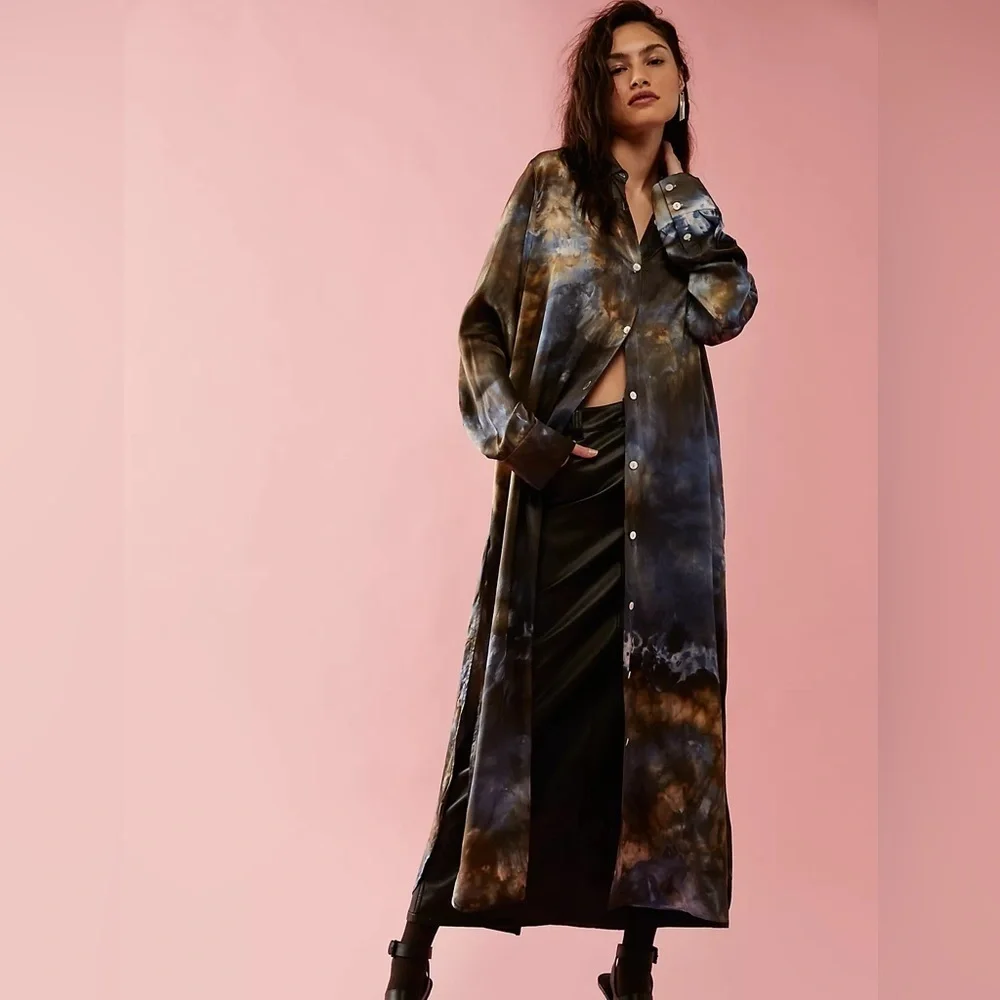 NWT FP x Riverside Tool & Dye Maxi Buttondown